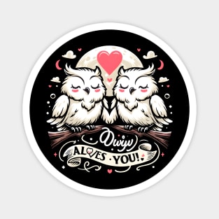 Moonlit Owl Love Magnet